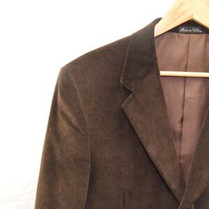 Monsieur Adolfo Corduroy Sport Coat Blazer - 40R